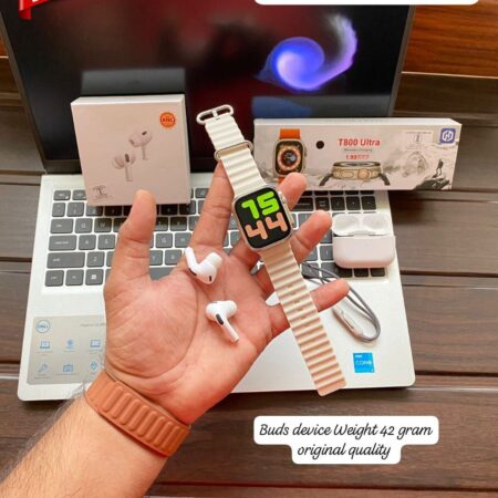 T800 Ultra Series 8 & Airpods Premium Luxury Smartwatch