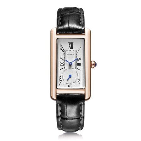 Rebirth Quality Leather Strap Ladies Watch