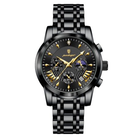 Poedagar 813 Executive Stainless Steel Gents Watch