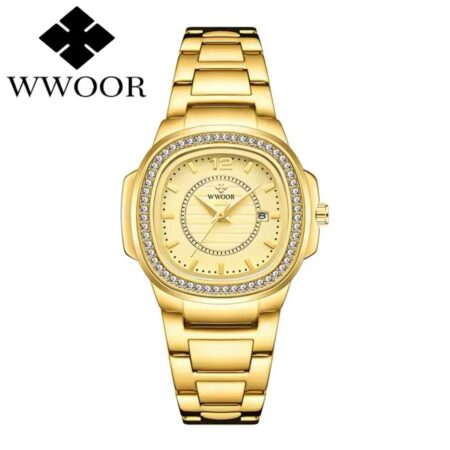 WWOOR Luxurious Iced Out Ladies Watch