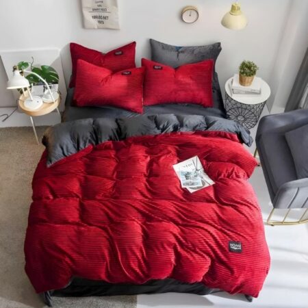TC High-Quality Luxuriously Warm Velvet Duvet Set