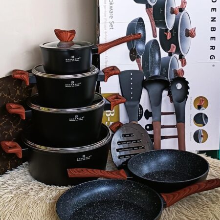 15 Piece Eden Burg Premium Non-Stick Cookware Set