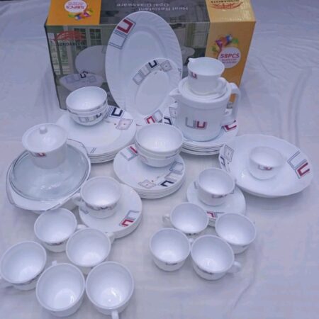 58 Piece Dinner Set Elegant & Durable Tableware