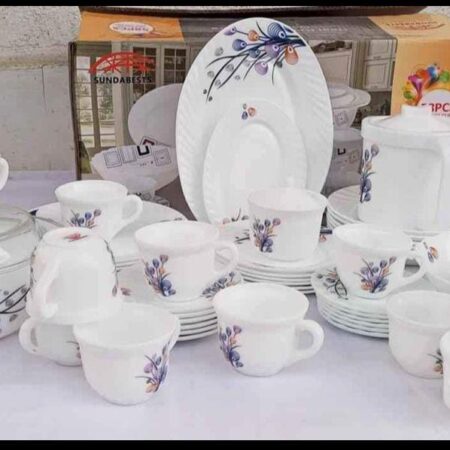 58 Piece Ceramic Dinner Set Elegant & Durable Tableware
