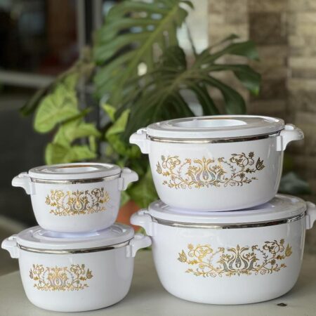 4 Piece Casserole Insulated Hot Pots Set
