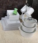 24-Piece Trendy Square Dinner Set