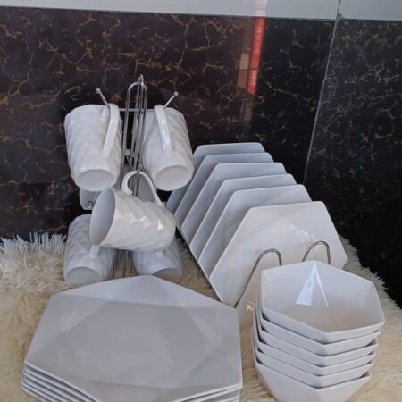 24 pcs Elegant Trendy Dinner Set