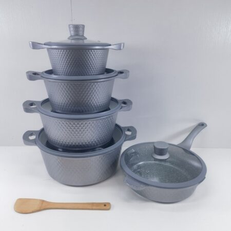 11 Piece Bosch Cookware Set with Silicone Lid Covers