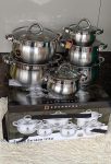 Edenberg 12-Piece Stainless Steel Sufuria Set Durable and Stylish