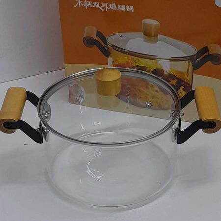 High-Quality 3.5 Litre Durable, Stylish  Glass Cooking Pot