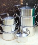 7 Pcs Stainless Tornado Cooking Pots