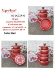10 Piece Signature Granite Aluminum Cookware set