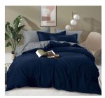 Premium Plain Double-Sided Cotton Duvet Covers