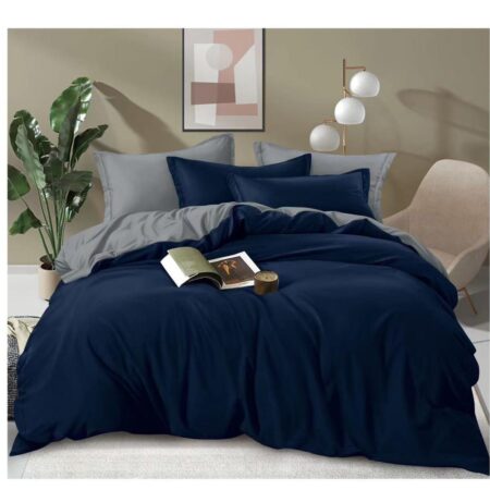 Premium Plain Double-Sided Cotton Duvet Covers