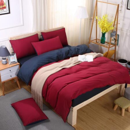 Premium Plain Double-Sided Cotton Duvet Covers