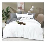 Premium Plain Double-Sided Cotton Duvet Covers