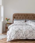 Luxury Nordic Style  Double Sided Cotton Microfiber Duvet Cover Set Elegant & Durable