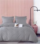 4 piece luxury tufted duvet cover set with an elegant design