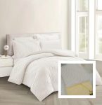 4 piece luxury tufted duvet cover set with an elegant design