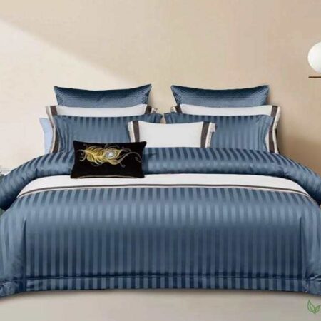 Luxury Cotton Satin Striped Duvet Cover Sets