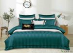 Luxury Cotton Satin Striped Duvet Cover Sets
