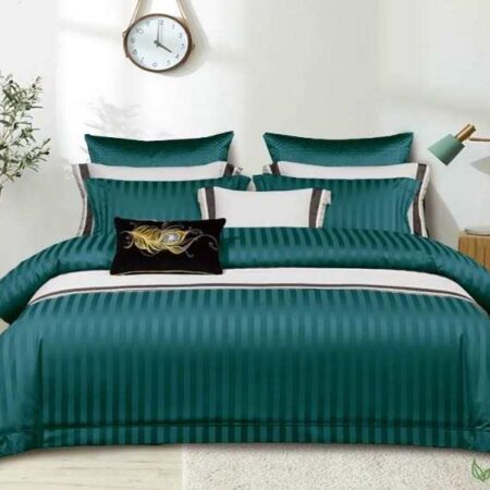 Luxury Cotton Satin Striped Duvet Cover Sets