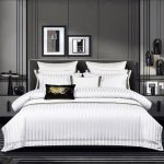 Luxury Cotton Satin Striped Duvet Cover Sets