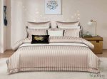Luxury Cotton Satin Striped Duvet Cover Sets