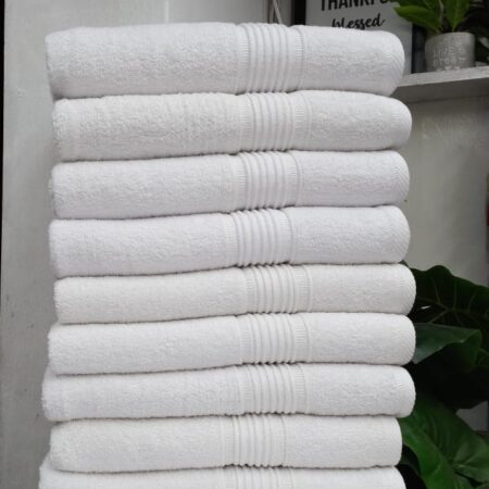White Prestige Large Cotton Towels