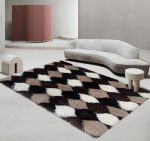 Stylish Patched/Patterned Fluffy Carpets