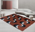 Stylish Patched/Patterned Fluffy Carpets