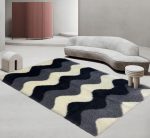 Stylish Patched/Patterned Fluffy Carpets