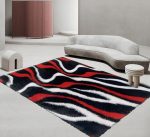 Stylish Patched/Patterned Fluffy Carpets