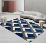 Stylish Patched/Patterned Fluffy Carpets