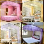 2-Stand Mosquito Net with Sliding Rail for Comfort and Style