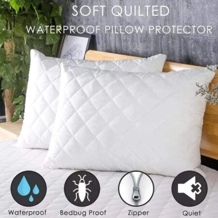 Quilted Water Proof Pillow Protector (Size 50*70)