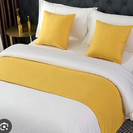 Luxury Bed runners+ 2pcs matching Pillow cases
