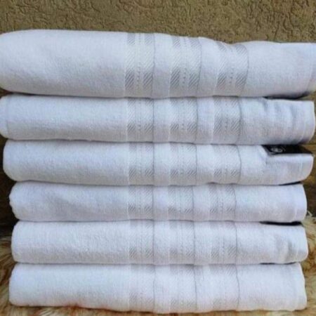 Hotel / Airbnb Premium Package White Towels Set of 10pcs (Large size 90*165cm)